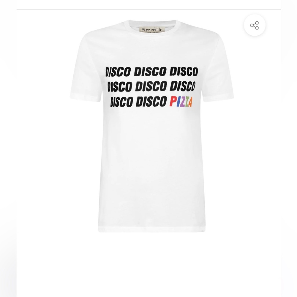 Etre Cecile Disco Pizza Classic T-shirt | Size XS
